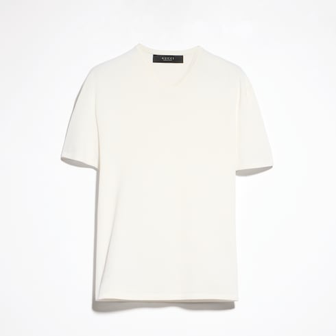 Technical knit fabric T-shirt