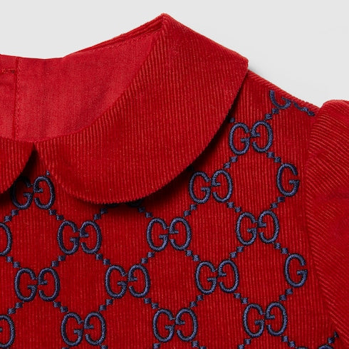 Children's velvet corduroy dress