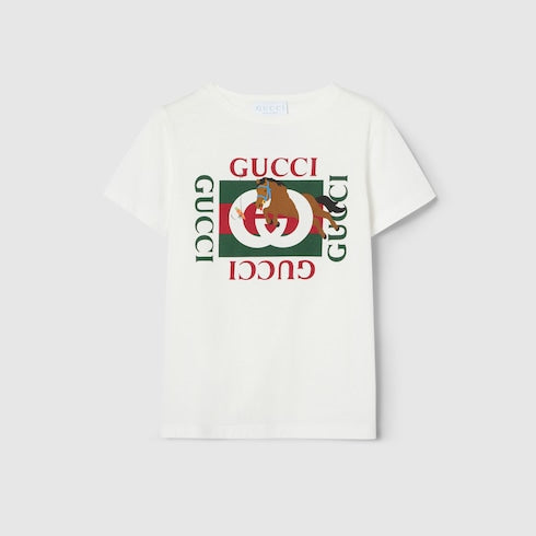 Children's cotton T-shirt with print