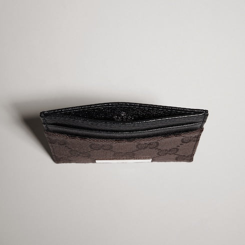Card case with Gucci plaque