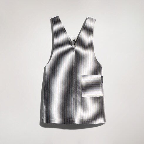Children's striped denim dress