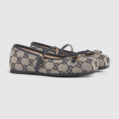 Children's ballet flat with Horsebit