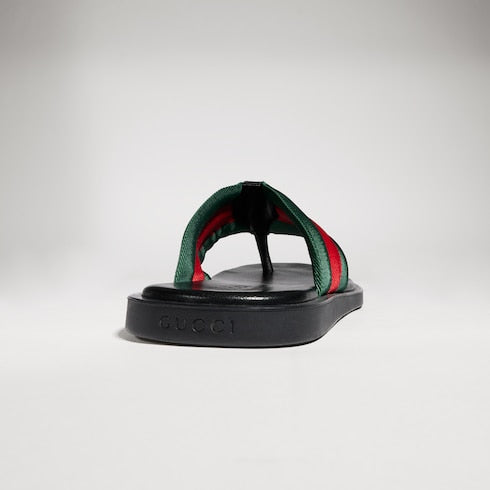 Men's thong sandal with Interlocking G
