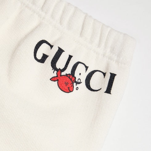 Children's cotton shorts with print
