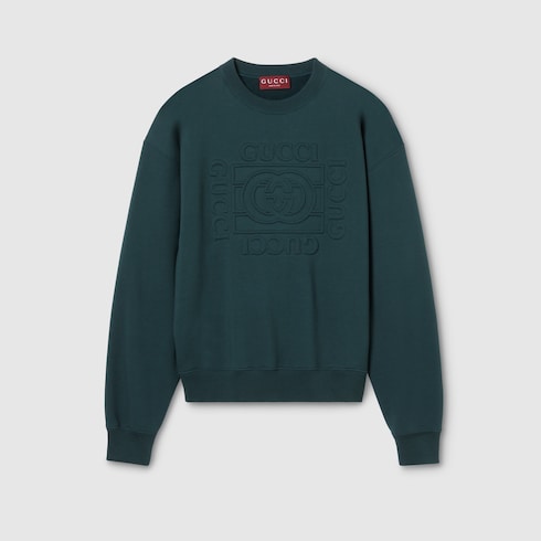 Brushed cotton jersey sweatshirt