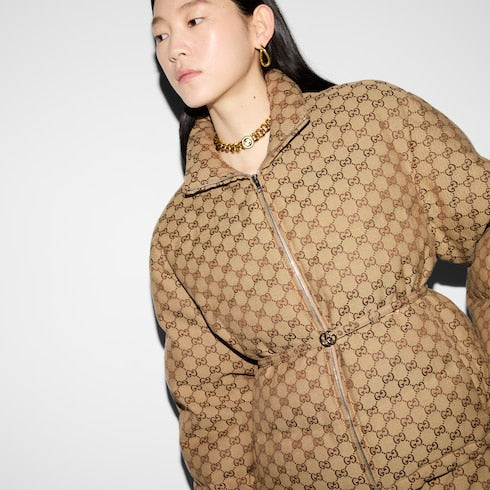 GG canvas bomber jacket