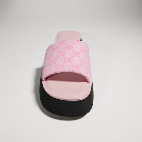 Women's flatform slide sandal