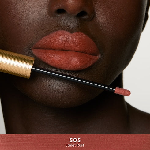 124 Emilie Brown, Rouge à Lèvres Liquide Mat Lipstick