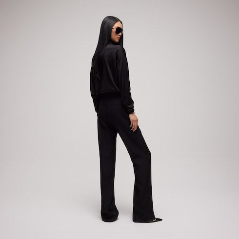 Linen blend pants