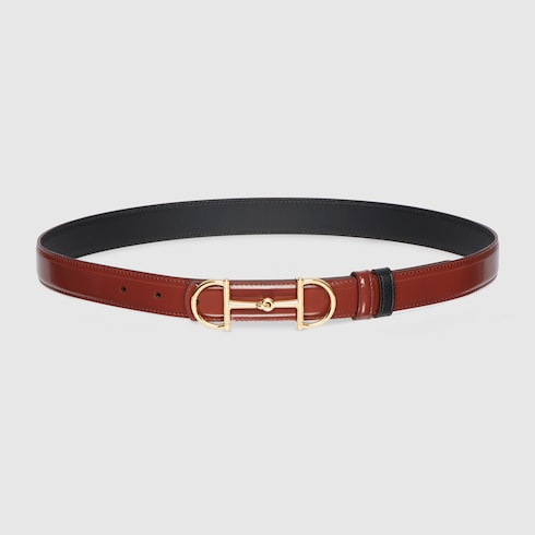 Reversible belt with Horsebit buckle