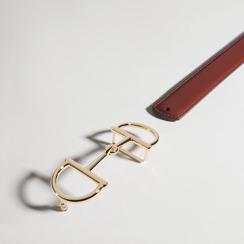 Reversible belt with Horsebit buckle