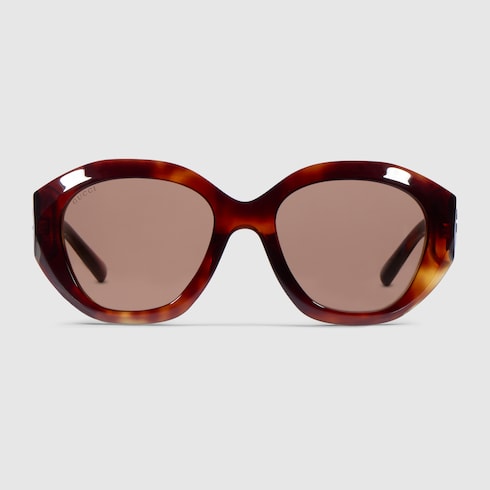 Geometric-frame sunglasses