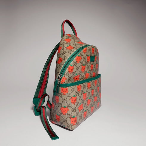 Children's printed GG backpack