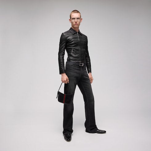 Reversible belt with rectangular buckle