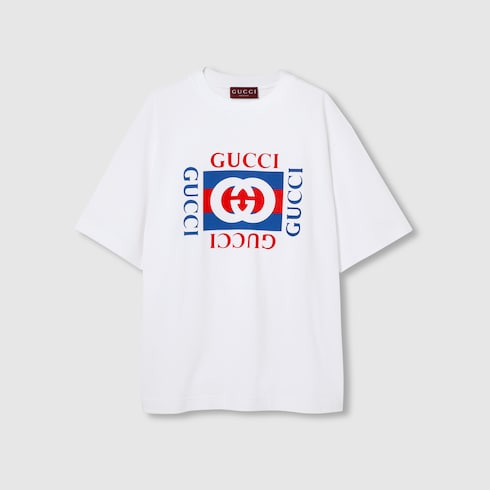 Printed cotton jersey T-shirt