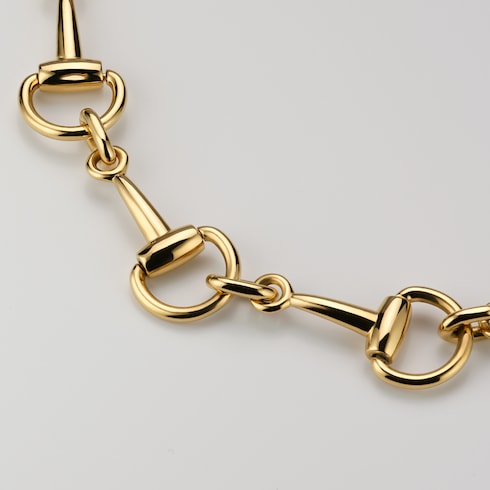 Horsebit motif necklace