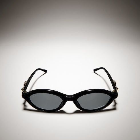 Oval-frame sunglasses