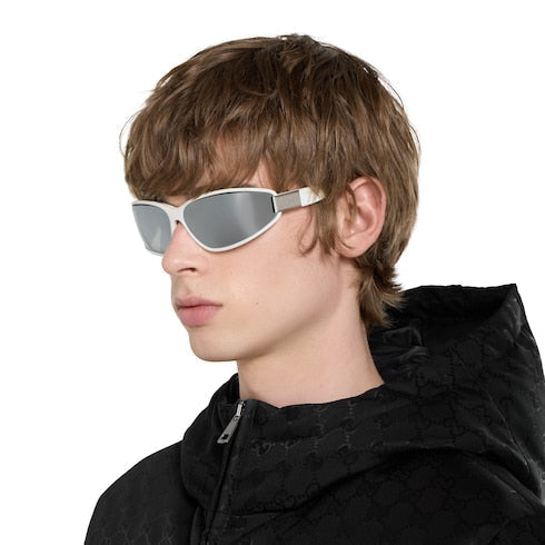 Rectangular frame sunglasses