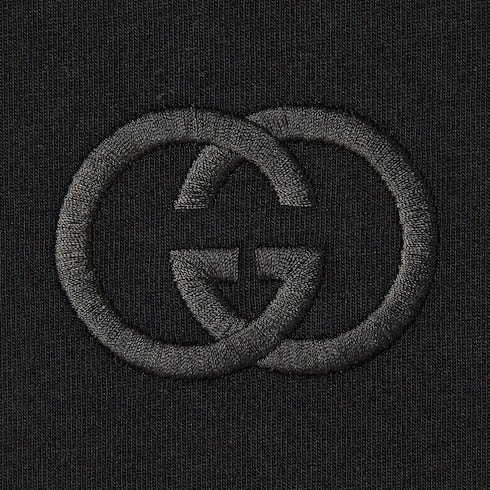 Cotton jersey T-shirt with embroidery