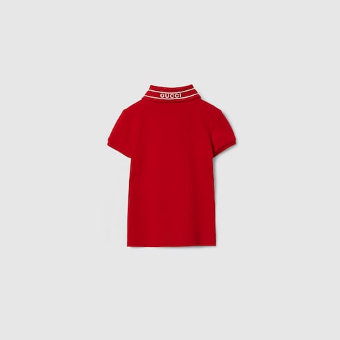 Baby cotton polo shirt