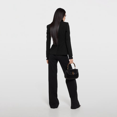Technical stretch wool jacket