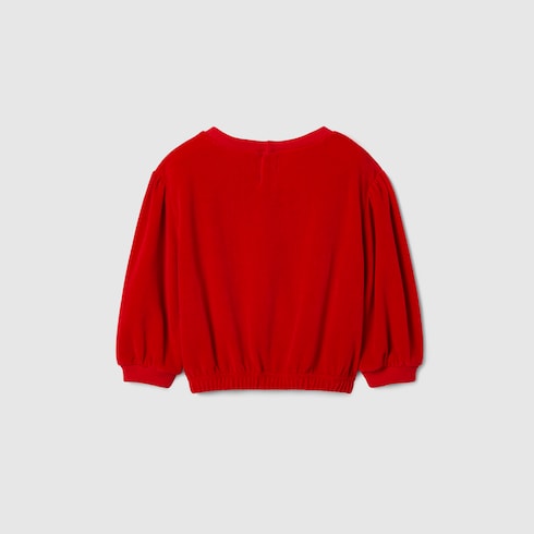 Baby chenille sweatshirt