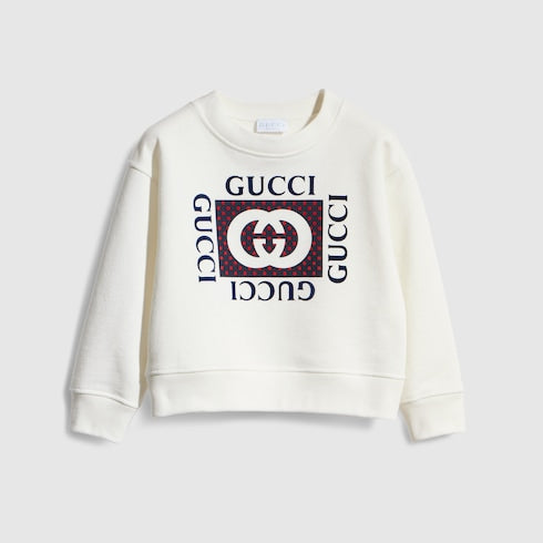 Children's cotton sweatshirt with print