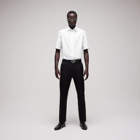 GG cotton poplin shirt