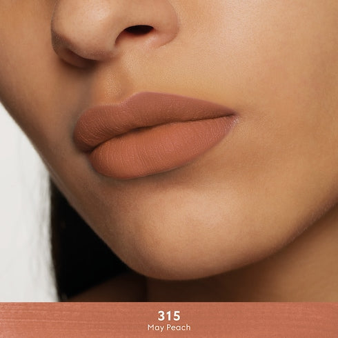 124 Emilie Brown, Rouge à Lèvres Liquide Mat Lipstick