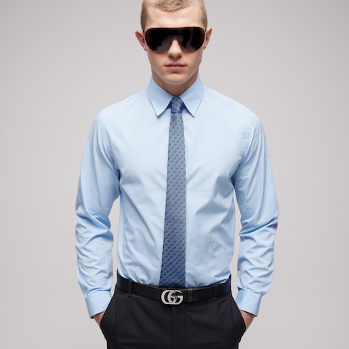 GG silk jacquard tie