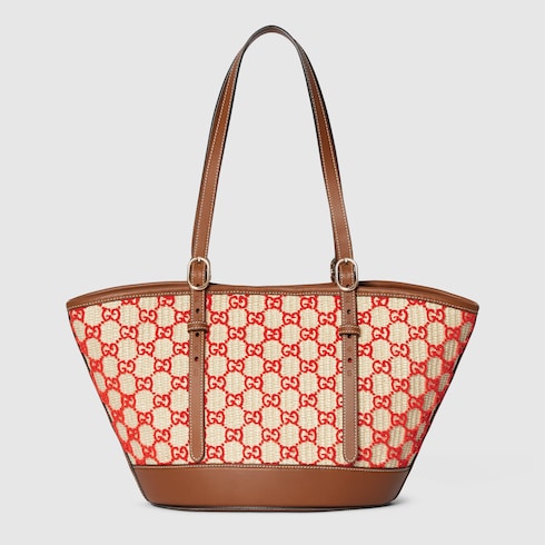 Woven small tote bag
