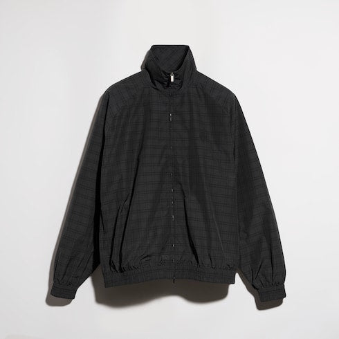 Prince of Wales nylon zip jacket