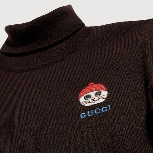Children's wool turtleneck sweater