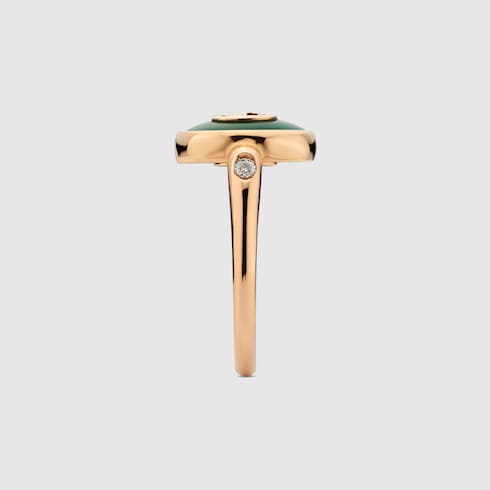 Gucci Interlocking 18k ring