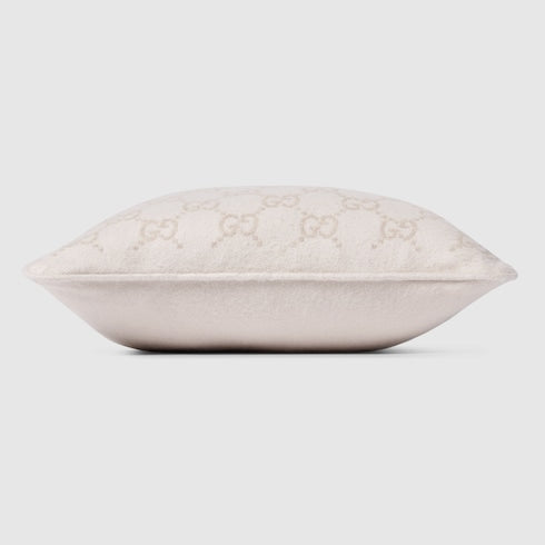 GG wool cashmere jacquard cushion