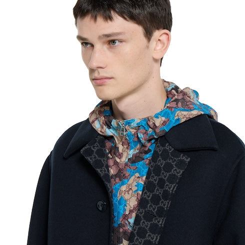 Double wool coat
