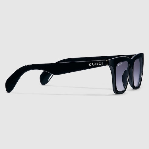 Rectangular frame sunglasses