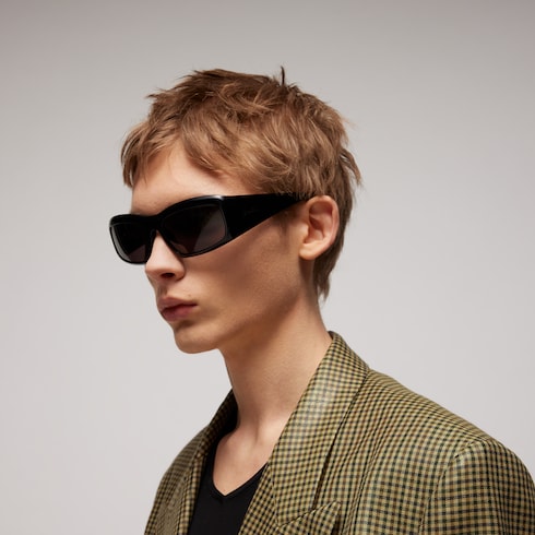 Rectangular frame sunglasses