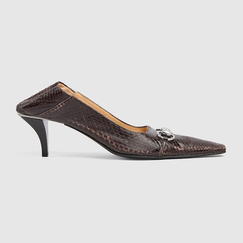 Women's Vittoria python pump