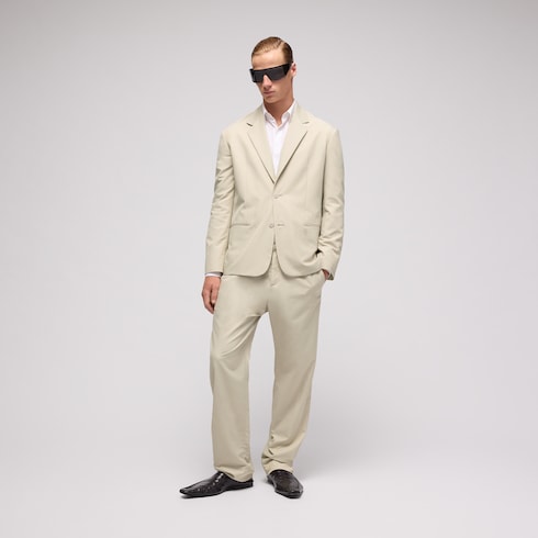 Lightweight cotton nylon twill jacket