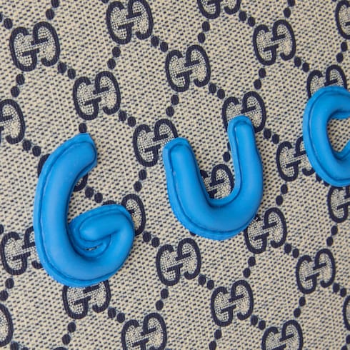 Children's printed GG tote bag