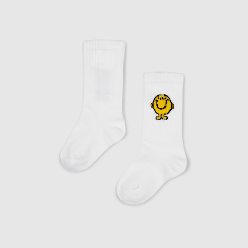 Baby cotton blend rib socks