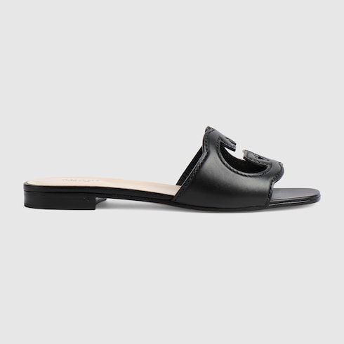 Women's slide sandal with Interlocking G