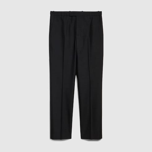 Wool pants with Gucci fil coupé