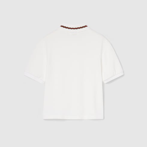 Children's cotton polo shirt