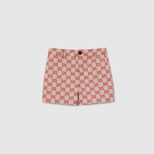 Baby GG canvas shorts