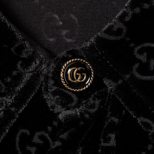 Stretch GG velvet devoré shirt