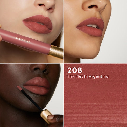 124 Emilie Brown, Rouge à Lèvres Liquide Mat Lipstick