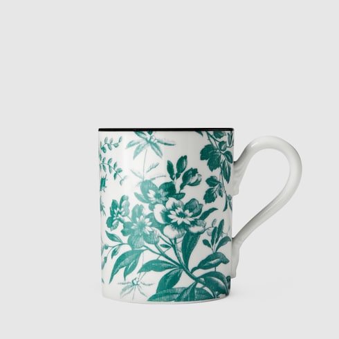 Green Herbarium Butterfly Mug
