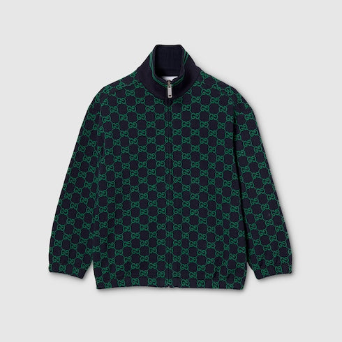 Children's GG cotton zip jacket